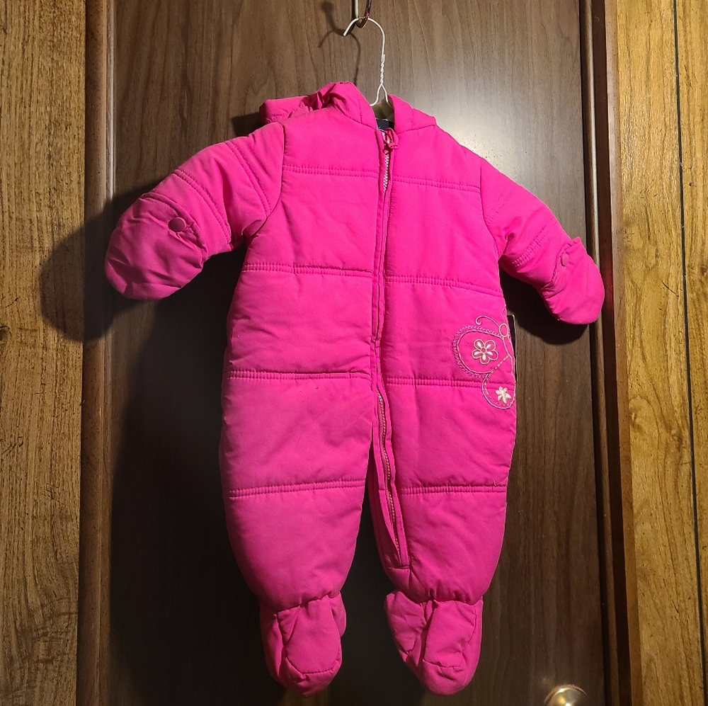 Infant girl snow suit